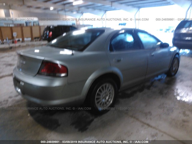 1C3EL46R94N324197 - 2004 CHRYSLER SEBRING LX SILVER photo 4