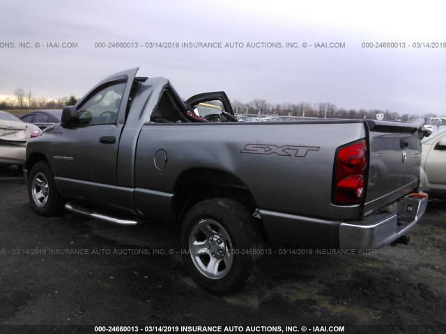 1D7HA16K67J517232 - 2007 DODGE RAM 1500 ST GRAY photo 3