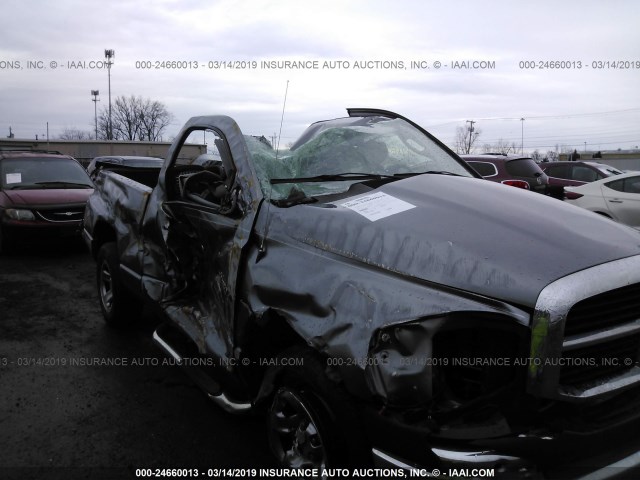 1D7HA16K67J517232 - 2007 DODGE RAM 1500 ST GRAY photo 6