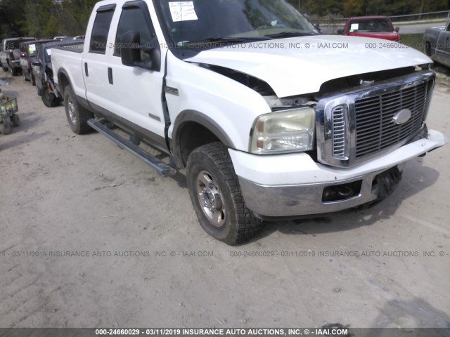 1FTSW21PX6EA14529 - 2006 FORD F250 SUPER DUTY WHITE photo 1