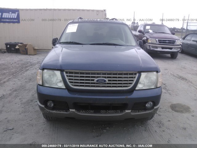 1FMDU64W23UB39515 - 2003 FORD EXPLORER EDDIE BAUER BLUE photo 6