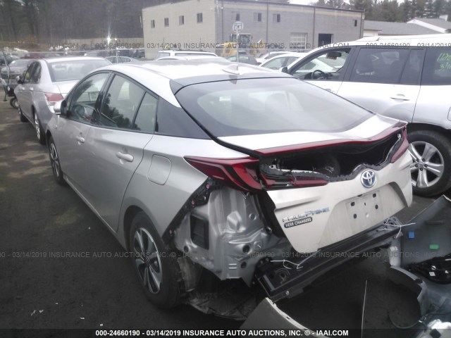 JTDKARFP6H3011027 - 2017 TOYOTA PRIUS PRIME  银色 照片 3
