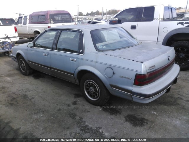 3G4AG54N0NS618935 - 1992 BUICK CENTURY SPECIAL Light Blue photo 3