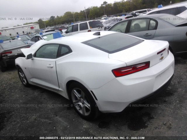 1G1FA1RX9J0116241 - 2018 CHEVROLET CAMARO LS WHITE photo 3