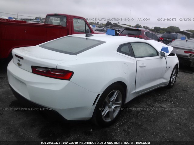 1G1FA1RX9J0116241 - 2018 CHEVROLET CAMARO LS WHITE photo 4