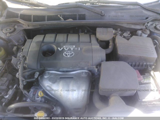 4T1BF3EK8AU549440 - 2010 TOYOTA CAMRY SE/LE/XLE 蓝色 照片 10