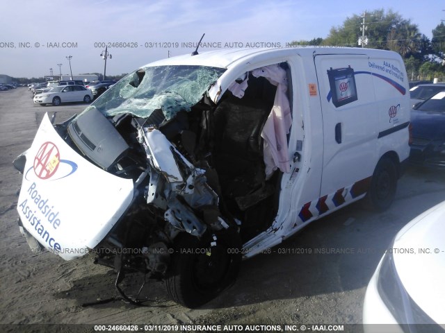 3N63M0YN7FK710481 - 2015 CHEVROLET CITY EXPRESS LS WHITE photo 2