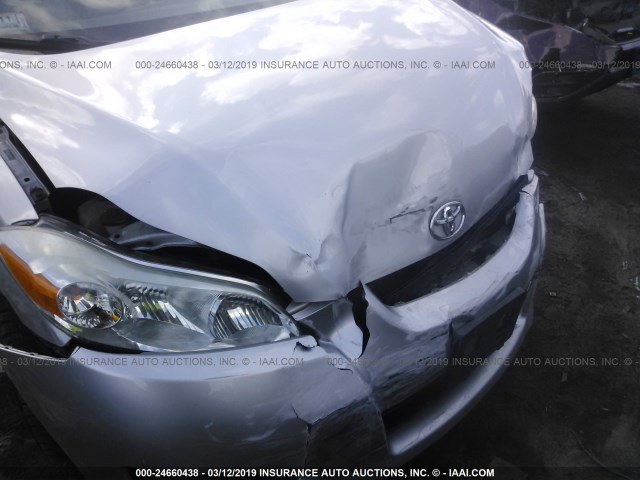 2T1LE40E79C011534 - 2009 TOYOTA COROLLA MATRIX S SILVER photo 6