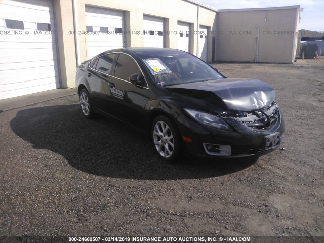 1YVHZ8CB0C5M33064 - 2012 MAZDA 6 S BLACK photo 1