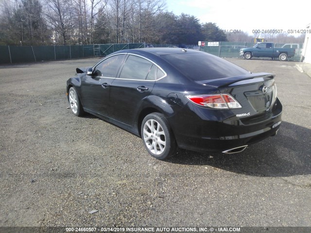 1YVHZ8CB0C5M33064 - 2012 MAZDA 6 S BLACK photo 3