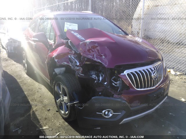 KL4CJFSB5FB262342 - 2015 BUICK ENCORE CONVENIENCE RED photo 1