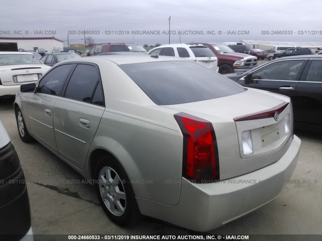 1G6DP577770140007 - 2007 CADILLAC CTS HI FEATURE V6 BEIGE photo 3