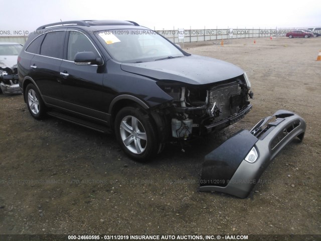 KM8NU13C38U061526 - 2008 HYUNDAI VERACRUZ GLS/SE/LIMITED BLACK photo 1