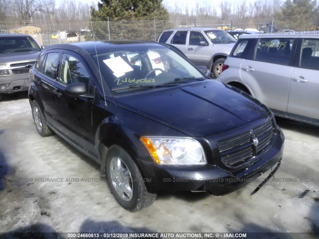 1B3HB28B98D738819 - 2008 DODGE CALIBER BLACK photo 1