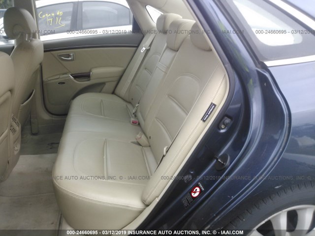 KMHFC46F96A044551 - 2006 HYUNDAI AZERA SE/LIMITED BLUE photo 8