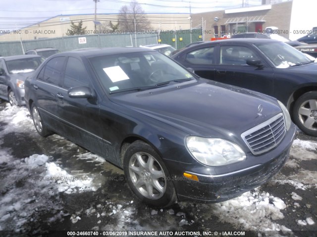 WDBNG83J03A374416 - 2003 MERCEDES-BENZ S GRAY photo 1