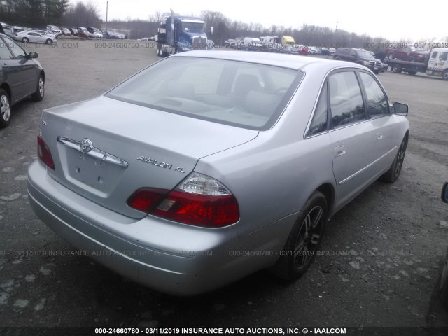 4T1BF28B23U270882 - 2003 TOYOTA AVALON XL/XLS SILVER photo 4