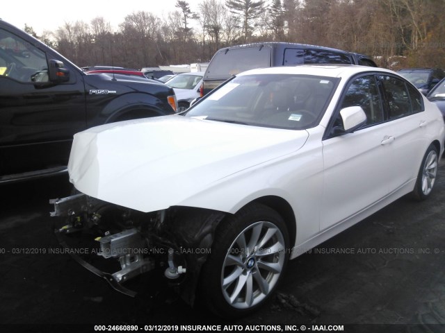 WBA3C3G51FNT52892 - 2015 BMW 320 I/XDRIVE WHITE photo 2