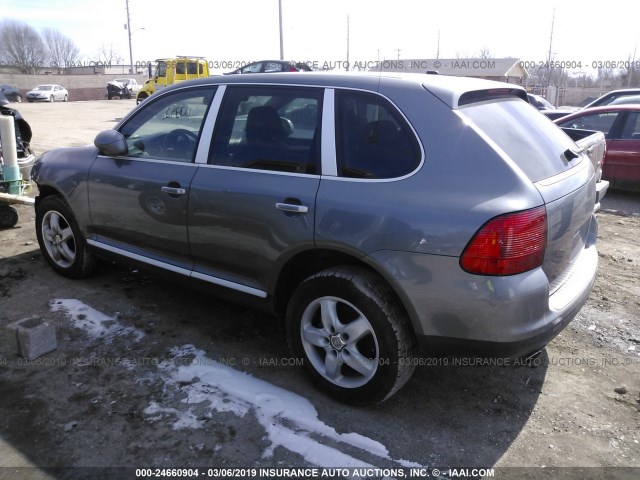 WP1AB29P44LA75460 - 2004 PORSCHE CAYENNE S GRAY photo 3