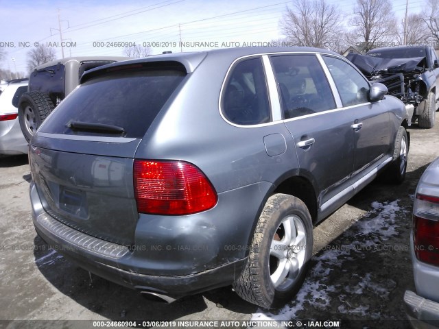 WP1AB29P44LA75460 - 2004 PORSCHE CAYENNE S GRAY photo 4