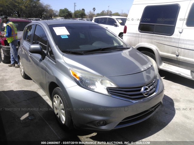 3N1CE2CP7EL376209 - 2014 NISSAN VERSA NOTE S/S PLUS/SV/SL SILVER photo 1