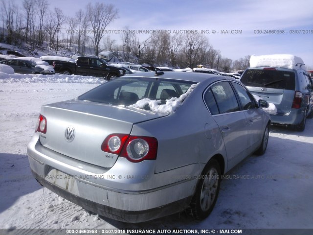 WVWAK73C96P097275 - 2006 VOLKSWAGEN PASSAT 2.0T/2.0T VALUE SILVER photo 4