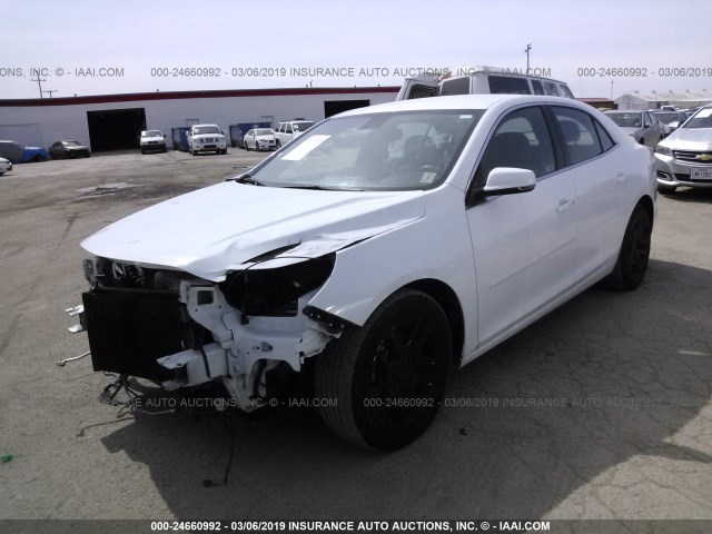 1G11E5SL7EF196395 - 2014 CHEVROLET MALIBU 2LT WHITE photo 2