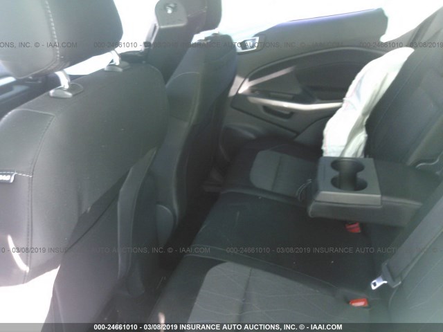 MAJ3P1TE3JC190842 - 2018 FORD ECOSPORT SE GRAY photo 8