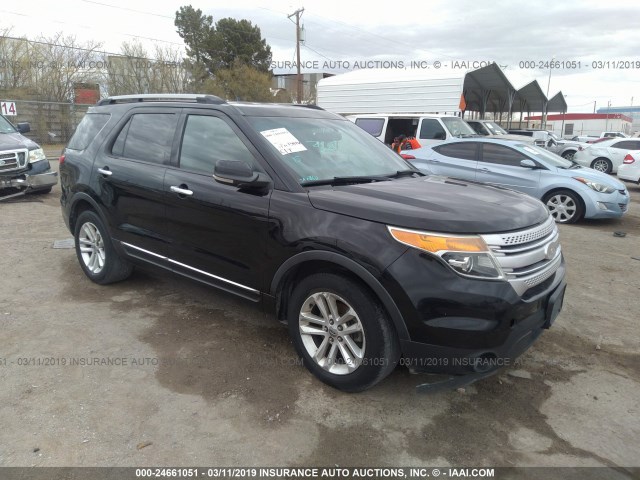 1FMHK7D86BGA88502 - 2011 FORD EXPLORER XLT BLACK photo 1