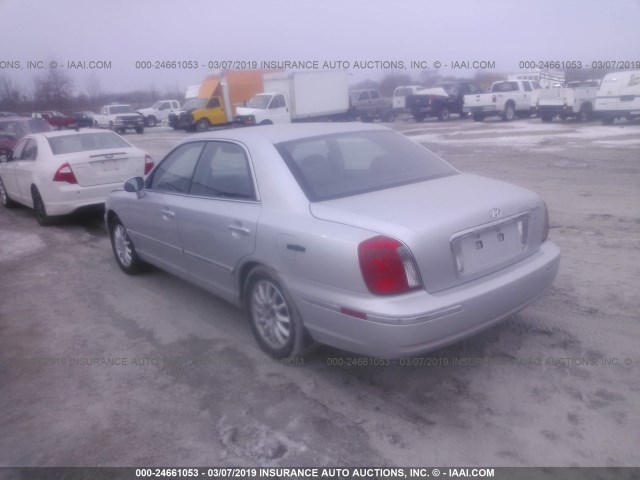 KMHFU45E94A342794 - 2004 HYUNDAI XG 350 SILVER photo 3