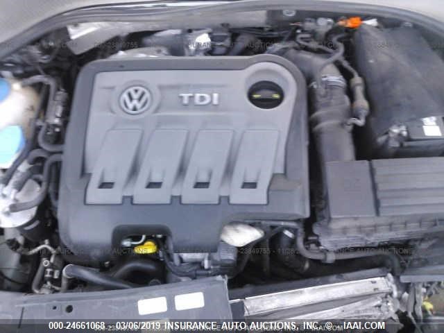 1VWBN7A37EC079827 - 2014 VOLKSWAGEN PASSAT SE BLACK photo 10