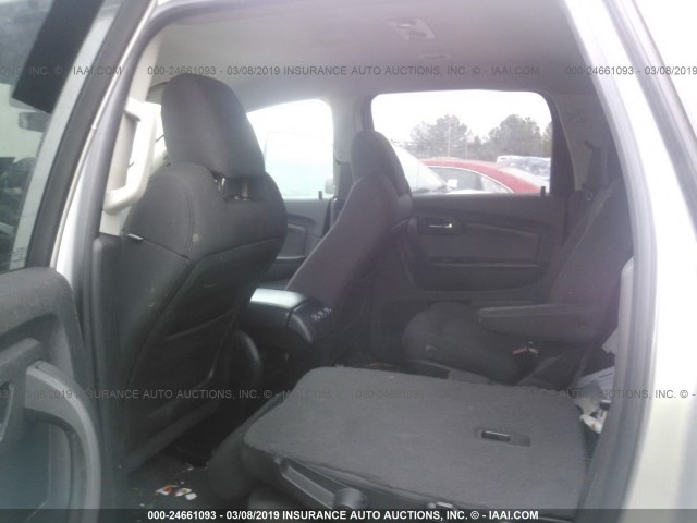 1GNKRGED5CJ181427 - 2012 CHEVROLET TRAVERSE LT GRAY photo 8