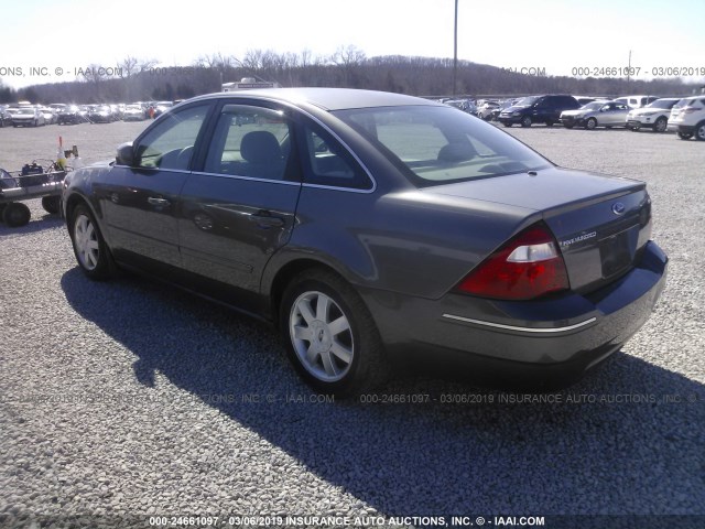 1FAFP23106G110560 - 2006 FORD FIVE HUNDRED  GRAY photo 3