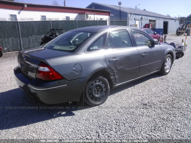 1FAFP23106G110560 - 2006 FORD FIVE HUNDRED  GRAY photo 4