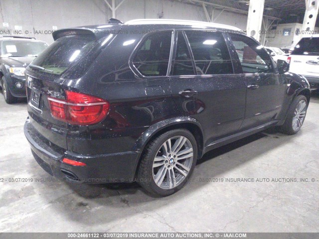 5UXZV8C57CL423934 - 2012 BMW X5 XDRIVE50I BLACK photo 4