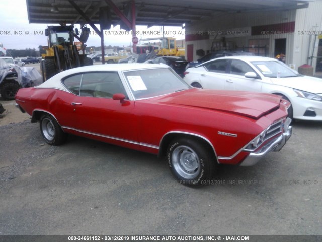 136379K438060 - 1969 CHEVROLET CHEVELLE RED photo 1