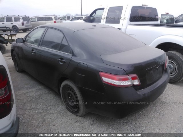 4T1BF3EK7BU589364 - 2011 TOYOTA CAMRY SE/LE/XLE 黑色 照片 3