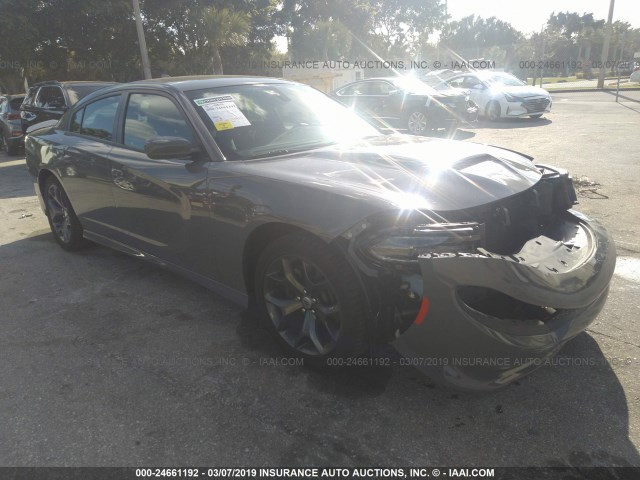 2C3CDXHG9KH567760 - 2019 DODGE CHARGER GT GRAY photo 1