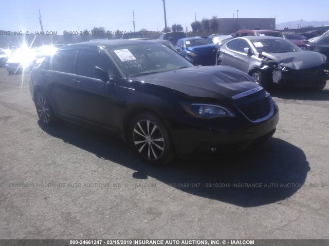 1C3CCBBB0DN656825 - 2013 CHRYSLER 200 TOURING BLACK photo 1