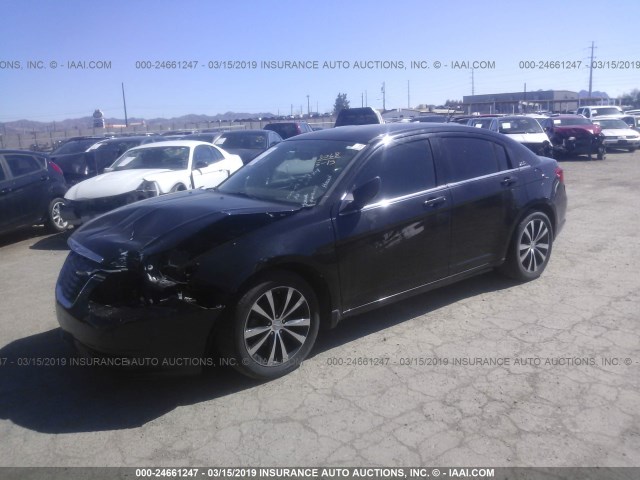 1C3CCBBB0DN656825 - 2013 CHRYSLER 200 TOURING BLACK photo 2