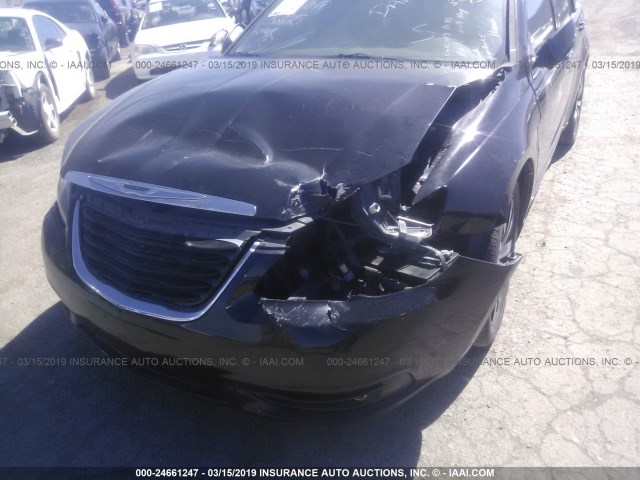 1C3CCBBB0DN656825 - 2013 CHRYSLER 200 TOURING BLACK photo 6