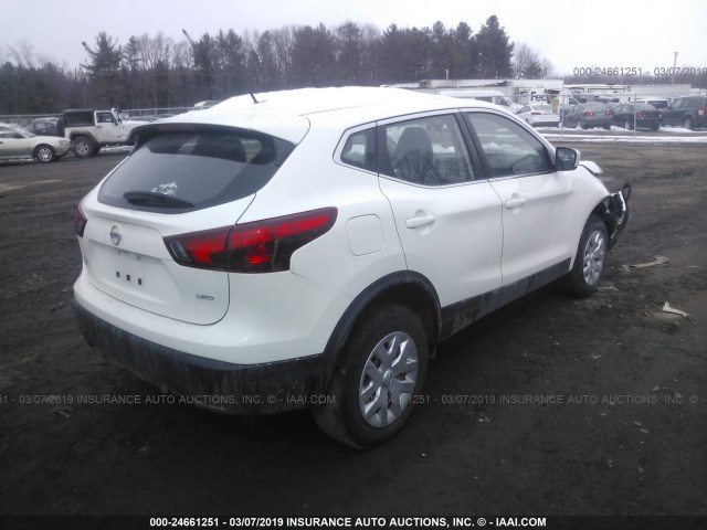 JN1BJ1CR6JW262953 - 2018 NISSAN ROGUE SPORT S/SV/SL WHITE photo 4