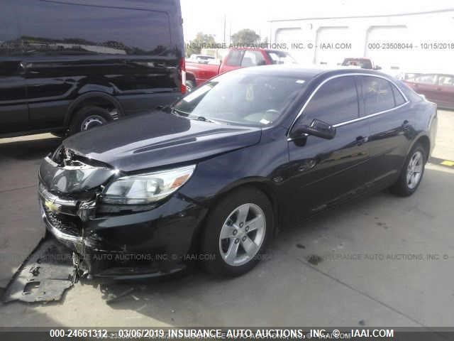 1G11B5SL0FF102044 - 2015 CHEVROLET MALIBU LS 黑色 照片 2