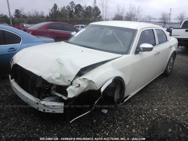 2C3KA43R98H260397 - 2008 CHRYSLER 300 LX WHITE photo 2