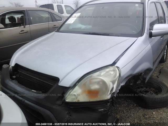 SHSRD788X3U150629 - 2003 HONDA CR-V EX GRAY photo 6