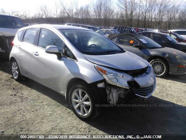 3N1CE2CP5EL435161 - 2014 NISSAN VERSA NOTE S/S PLUS/SV/SL GRAY photo 1