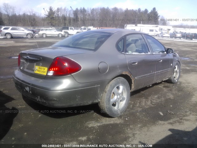 1FAFP55U23A213406 - 2003 FORD TAURUS SES BEIGE photo 4