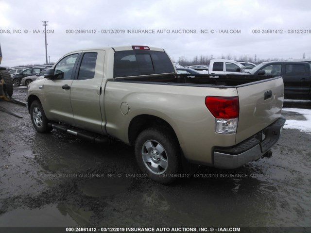 5TFUY5F11AX144592 - 2010 TOYOTA TUNDRA DOUBLE CAB SR5 GOLD photo 3