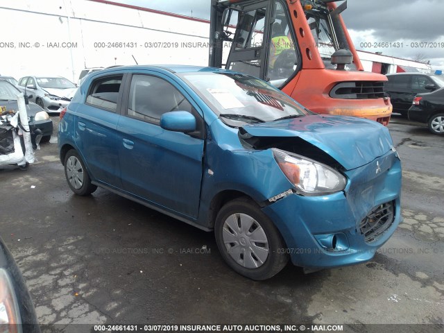 ML32A3HJ3FH032720 - 2015 MITSUBISHI MIRAGE DE BLUE photo 1