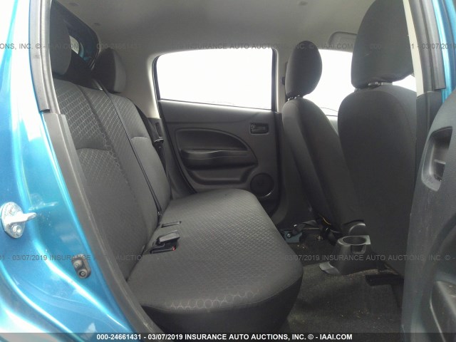 ML32A3HJ3FH032720 - 2015 MITSUBISHI MIRAGE DE BLUE photo 8